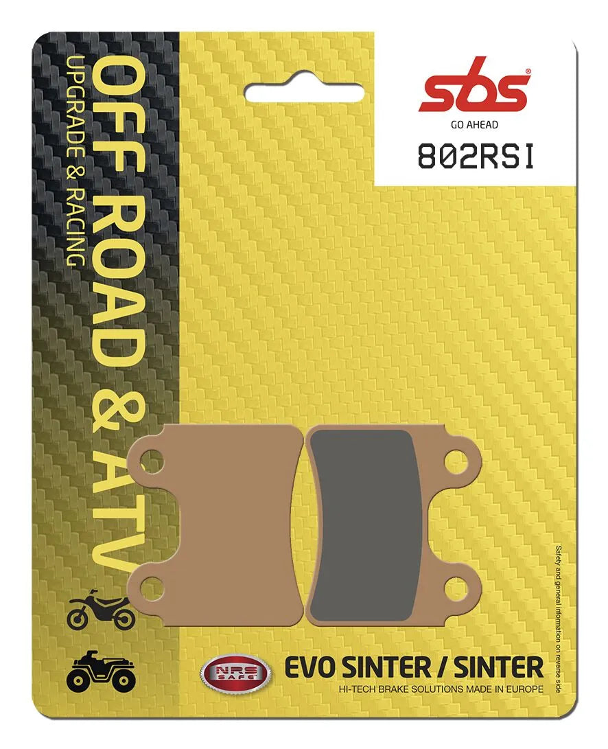Sbs Rsi Offroad Racing Spiekane Klocki Hamulcowe - Wysoka Wydajność - Przód & Tył