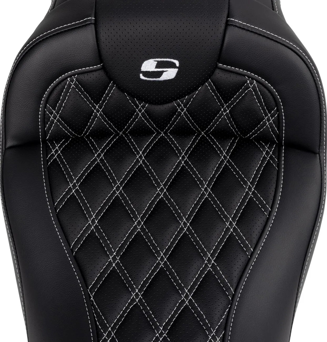 Saddlemen Roadsofa Lattice Stitch Seat - For Harley Davidson