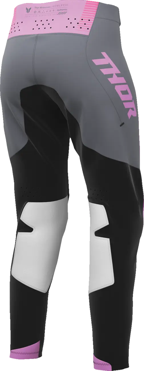 Thor Women's Sportmode Velocity Pants - Black/Dark Gray/Pink/Purple