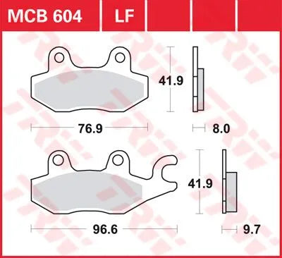 Trw All Round Sintered Metal Brake Pads