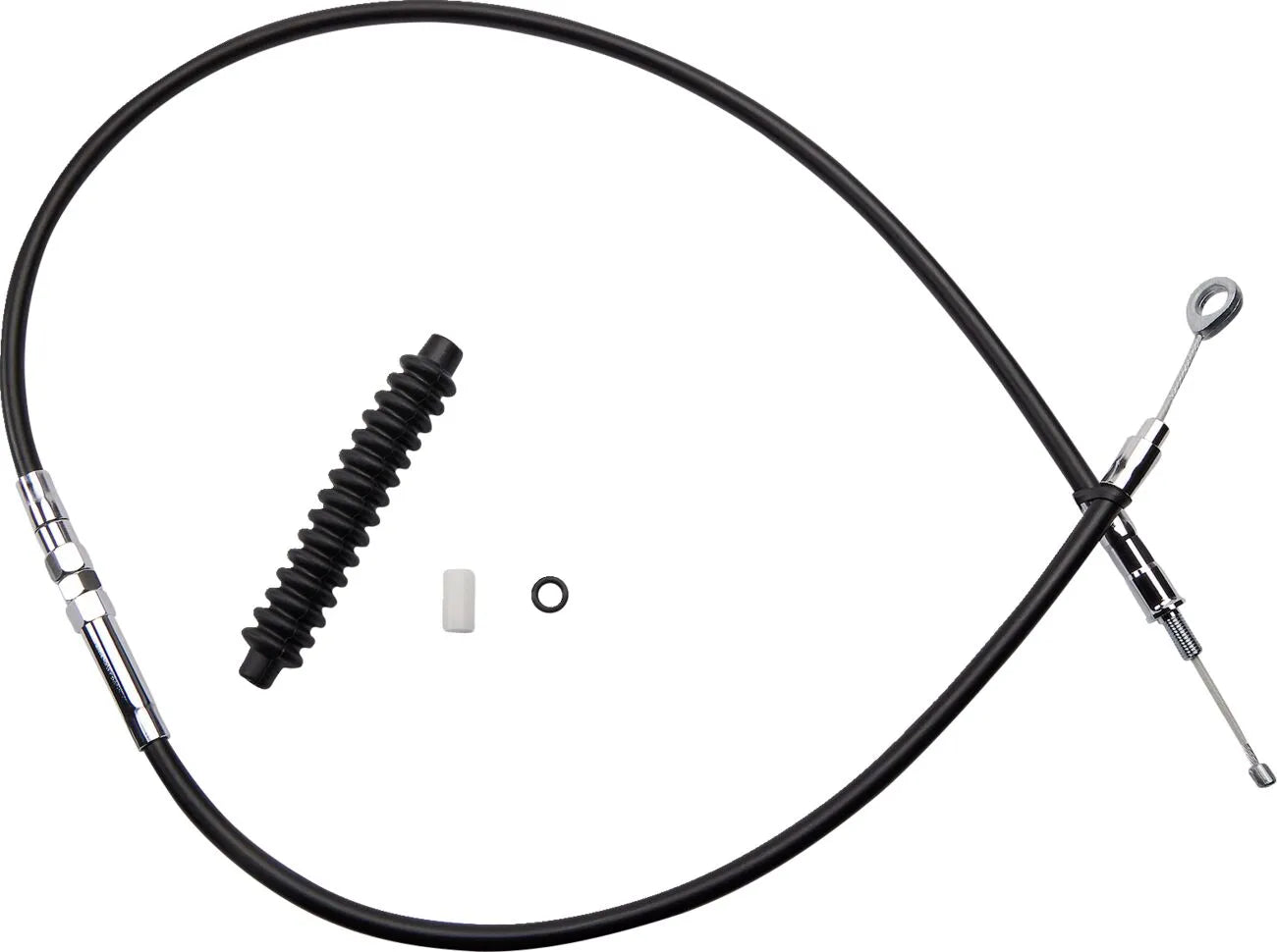 Drag Specialties High-efficiency Clutch Cable Black Vinyl