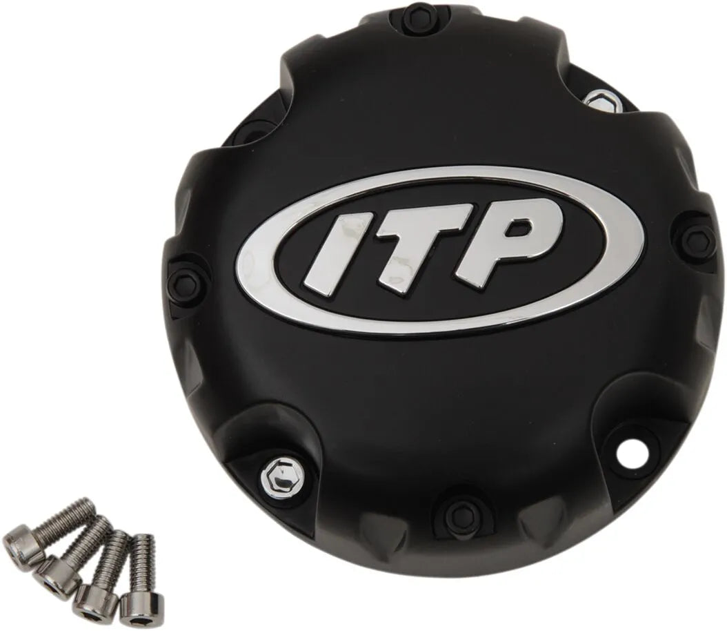 ITP Cyclone Wheel Center Cap Black for Yamaha Kawasaki Honda