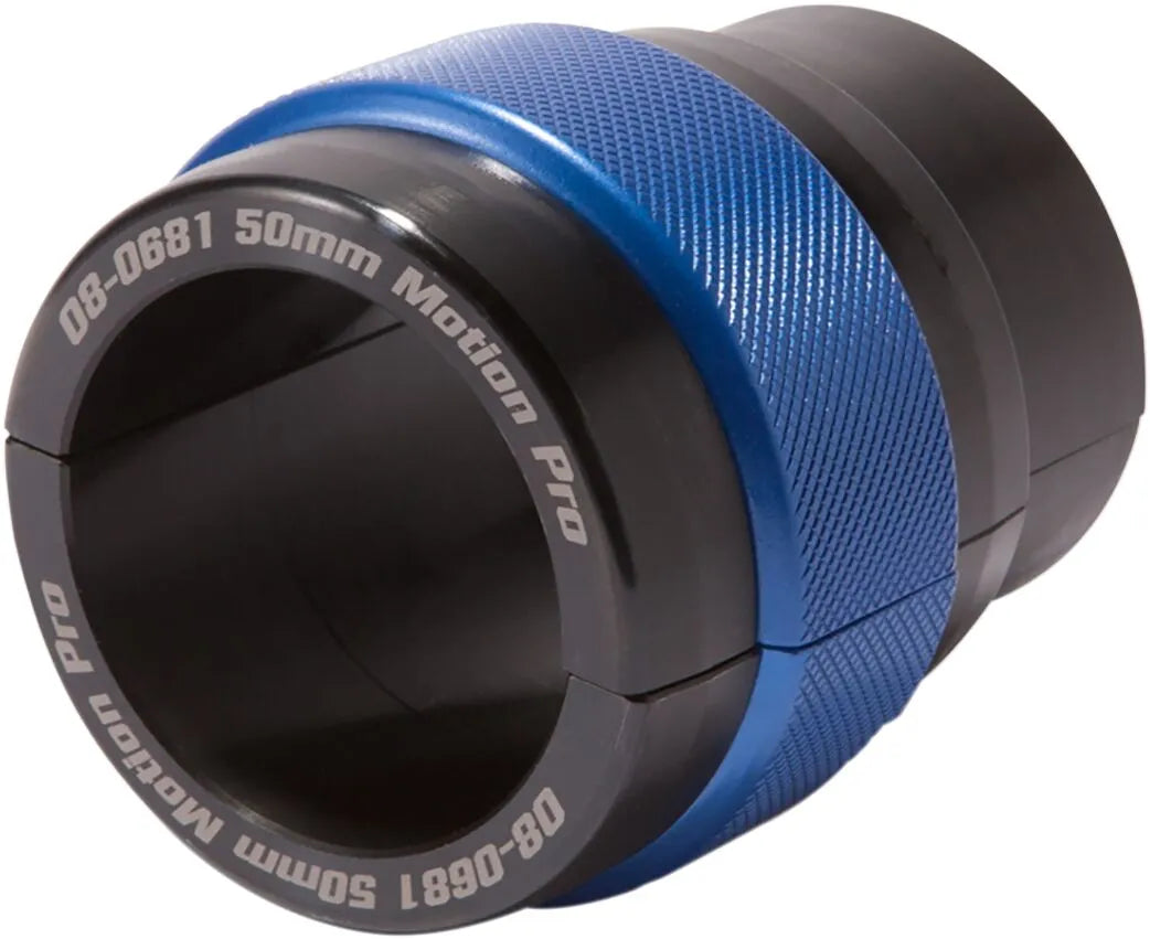 Motion Pro Ringer Fork Seal Driver 50mm Blue Silver Anodized