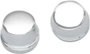 Drag Specialties Chrome Axle Caps