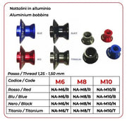 Bike Lift Aluminum Bobbins For Sport Bikes (Red)