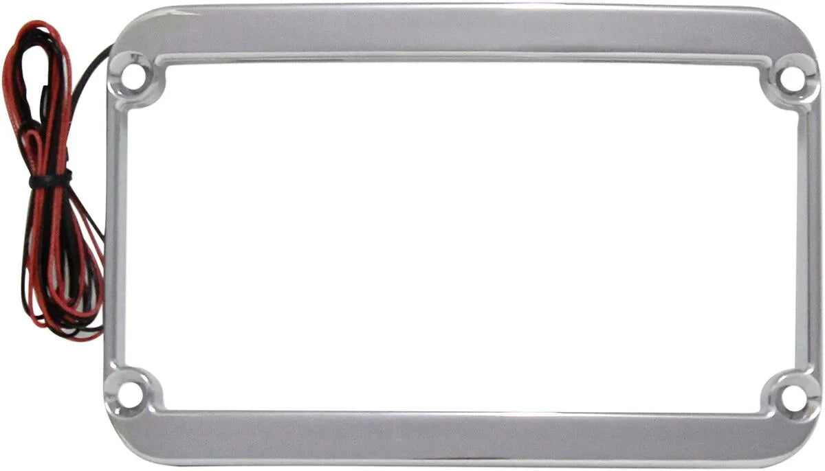Klock Werks The One Rear Fender Lighted License Frame