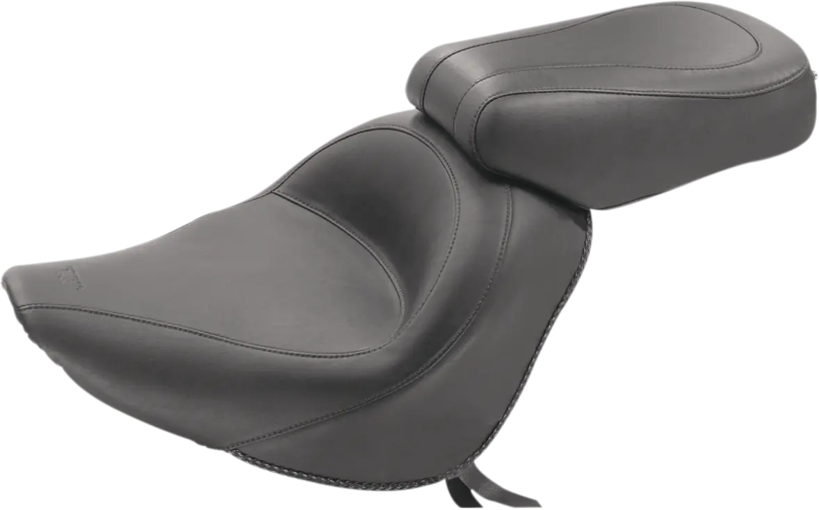Mustang Vintage Solo Seat - Plain - Black - 76244