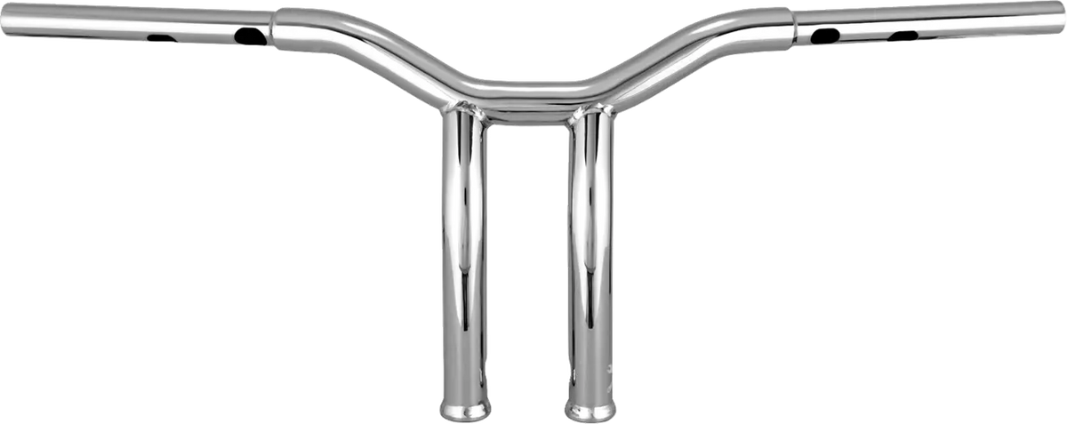 Burly Brand Dominator Handlebar 10" Chrome for Harley Davidson