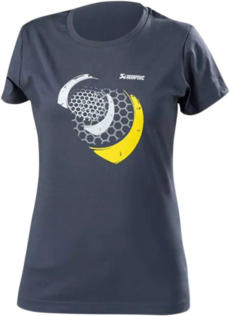 Akrapovic Women's Mesh T-Shirt Black/Grey