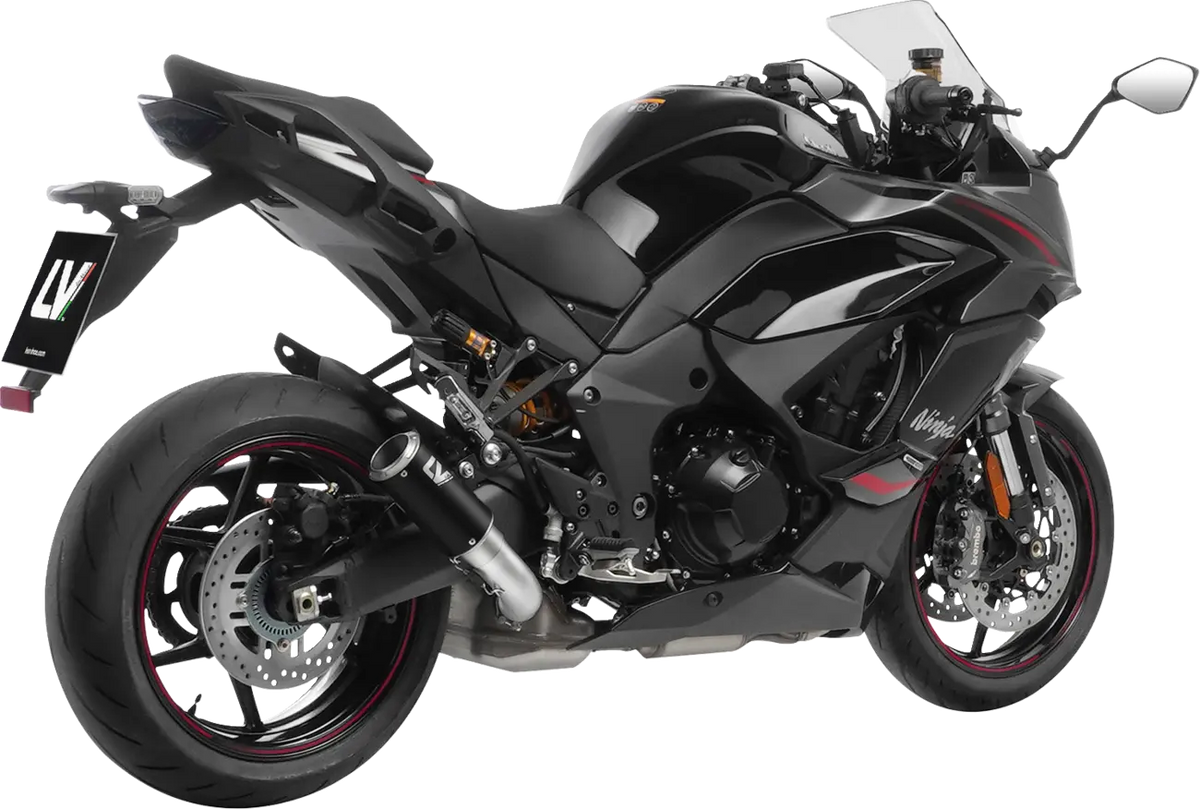 Leovince LV-Corsa Slip-On Muffler Black for Kawasaki Z 1100 ABS