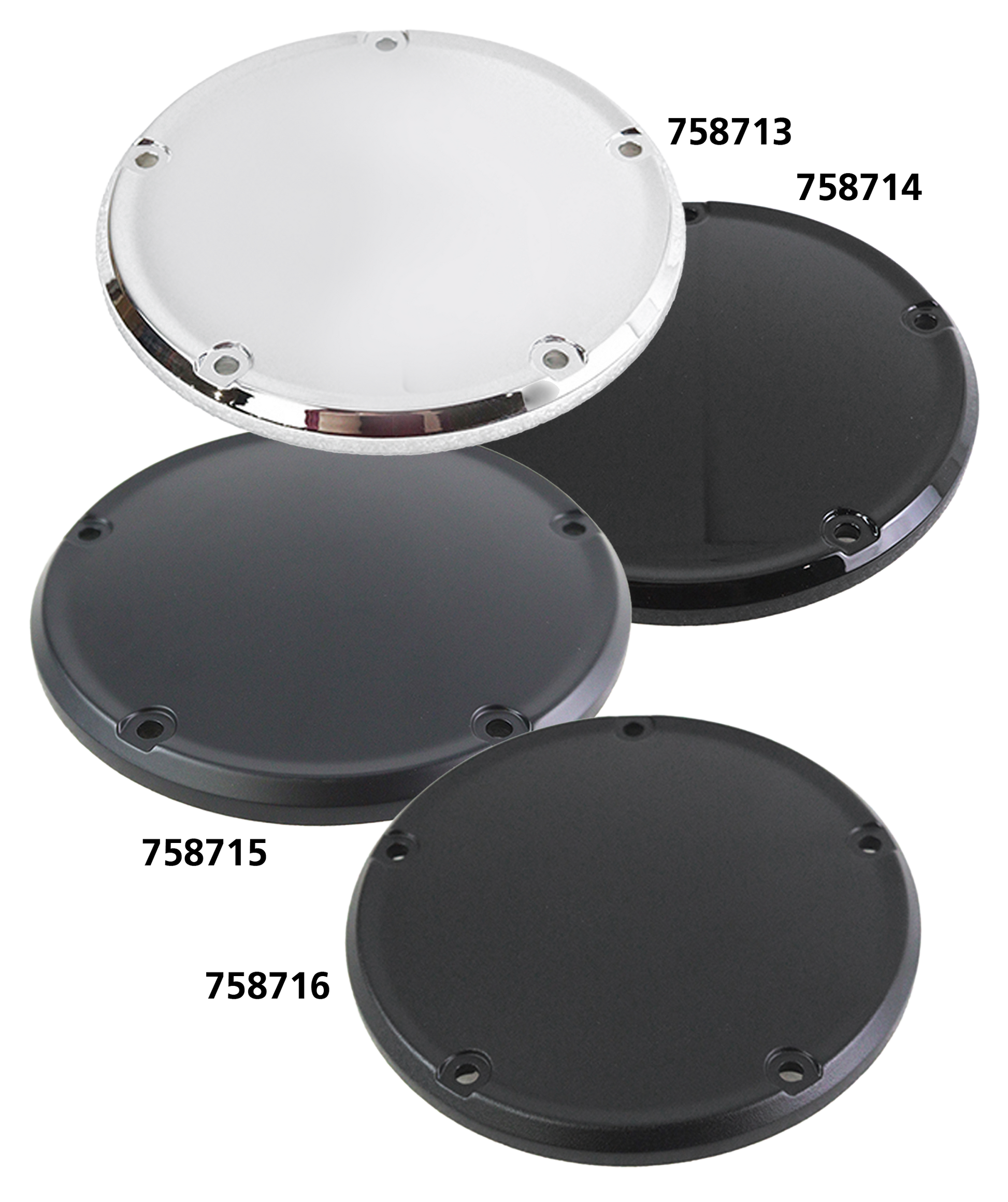 V-Twin Mfg Domed Derby Covers for Milwaukee Eight – Primary & Clutch