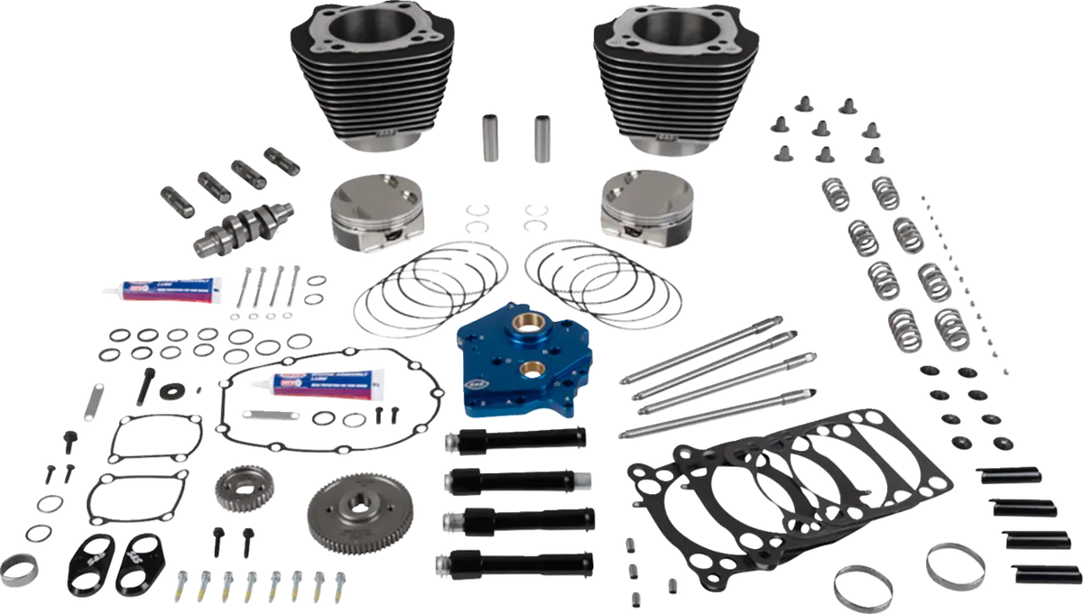 S&S Cycle Power Pack Big Bore Bolt-On Kit 129" VVT for M8