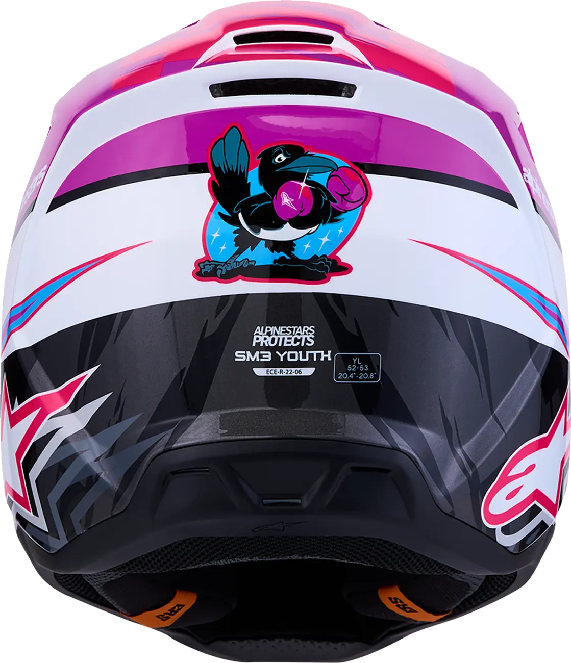 Alpinestars SM3 Falcon Youth Helmet Yellow