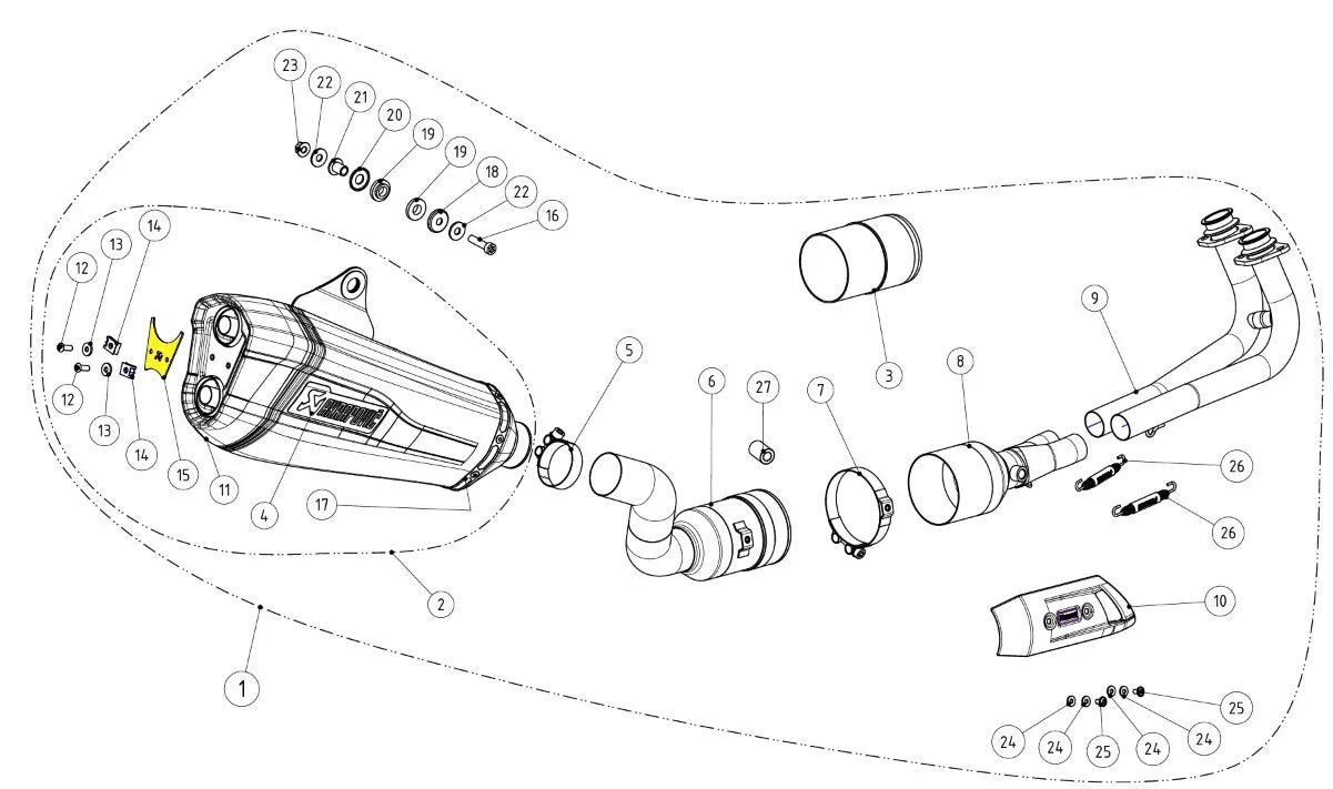 Akrapovic Uchwyt Tłumika