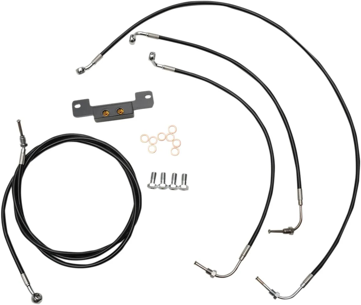 La Choppers Standard Vinyl Handlebar Cable Kit for Ape Hangers
