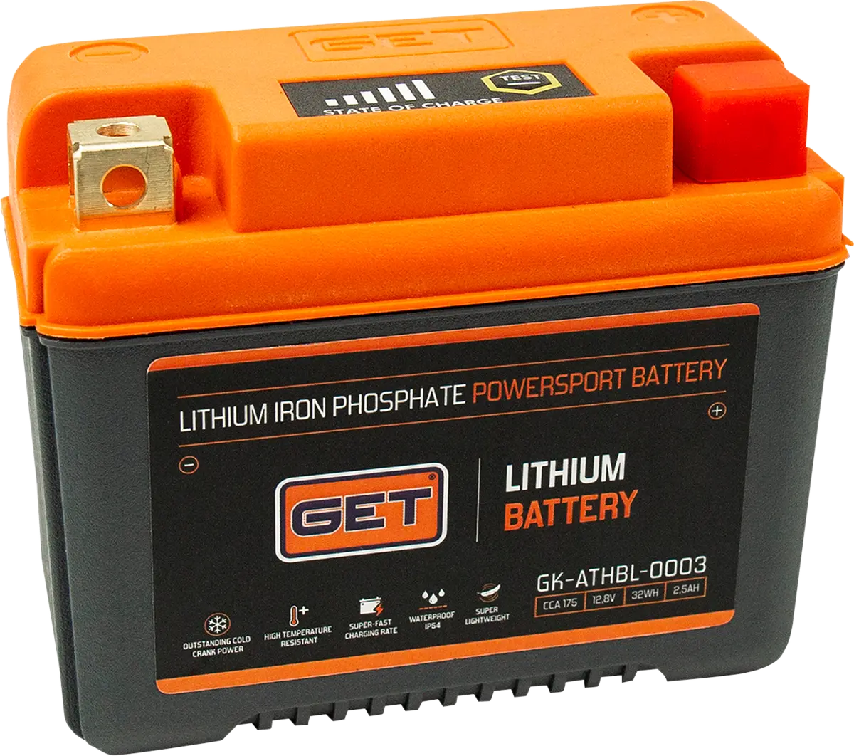 GET Lithium LiFePO4 Motorcycle Battery