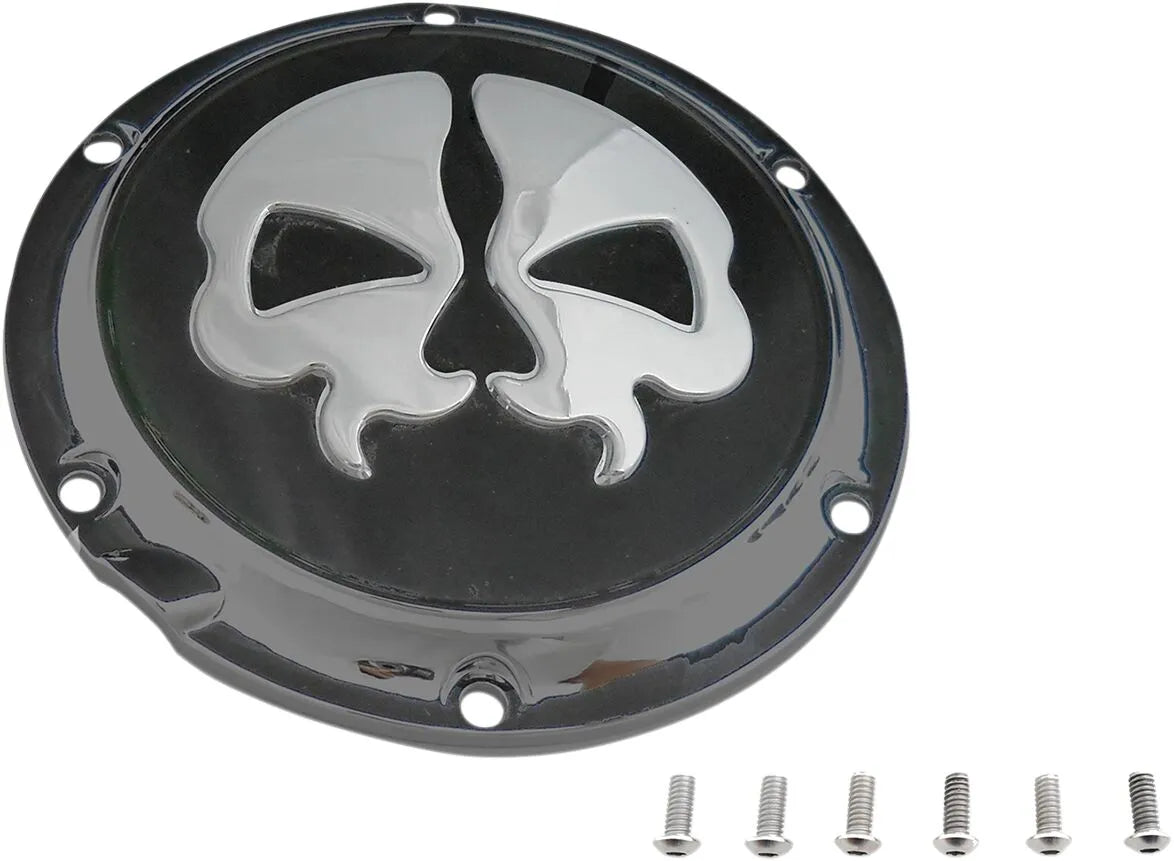 Drag Specialties Split Skull Derby Cover For Big Twin
