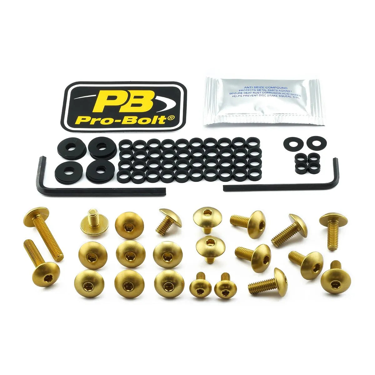 Pro Bolt Aluminium Fairing Bolt Kit For Kawasaki