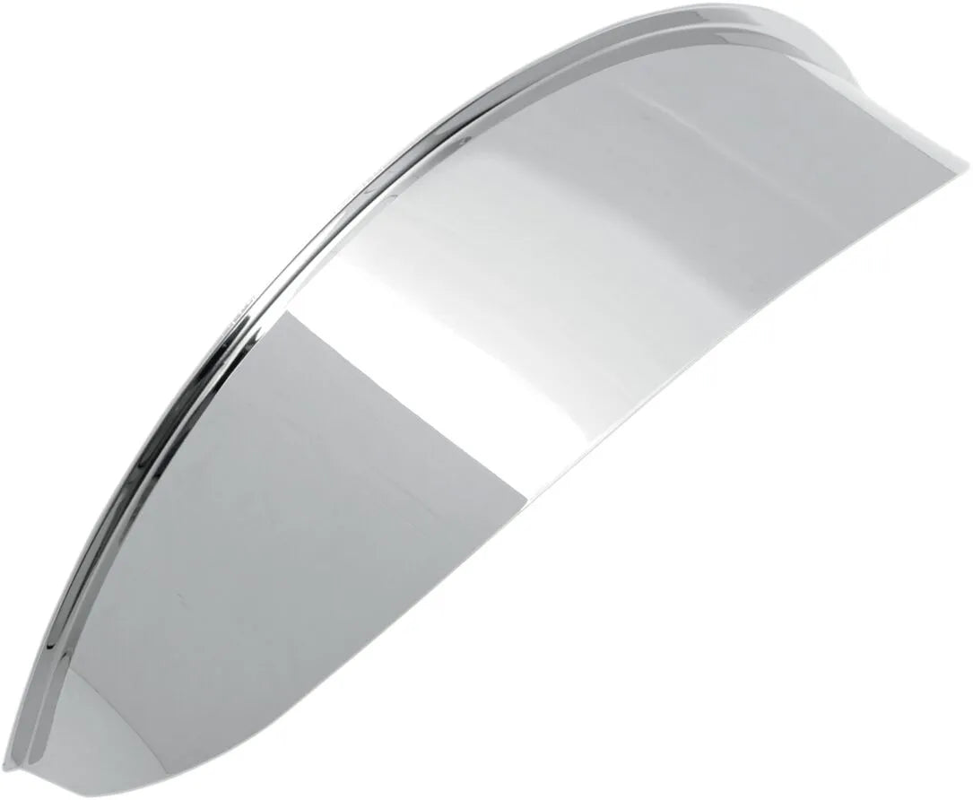 Drag Specialties Headlight Visor - 7" Chrome Steel