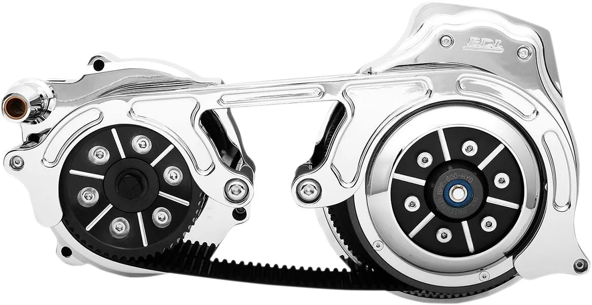 Belt Drives Ltd - 2" Chrome Open Belt Drive Kit for HD FL