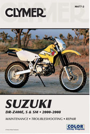 Clymer DR-Z400 Repair Manual for Suzuki 2000-2012
