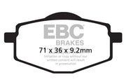 Ebc Sfa-hh Series Spiekane Klocki Hamulcowe Do Skuterów - Przód i Tył