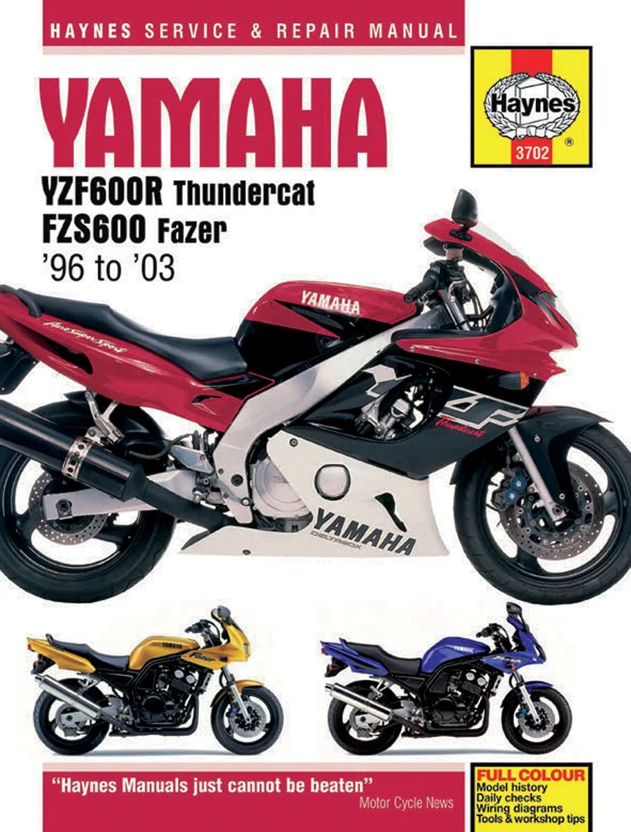 Haynes Repair Manual for Yamaha YZF 600 R 1997-2003