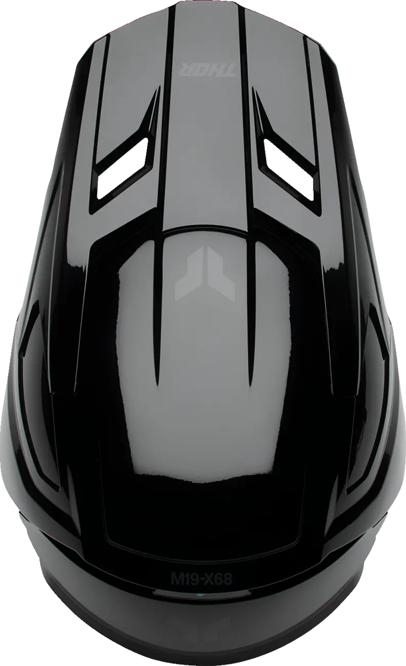 Thor Fleet Youth Blackout Gloss Helmet