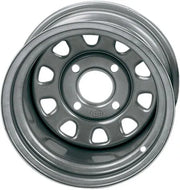 ITP Delta Steel Wheel 12x7 4/110 4+3 Black
