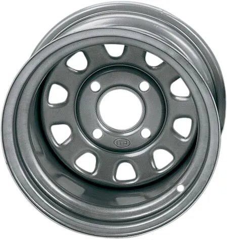 ITP Delta Steel Wheel 12x7 4/110 4+3 Black