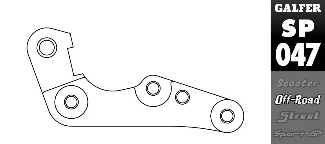 Wspornik Relokacyjny Zacisku Hamulcowego Galfer Do Rotorów 270mm