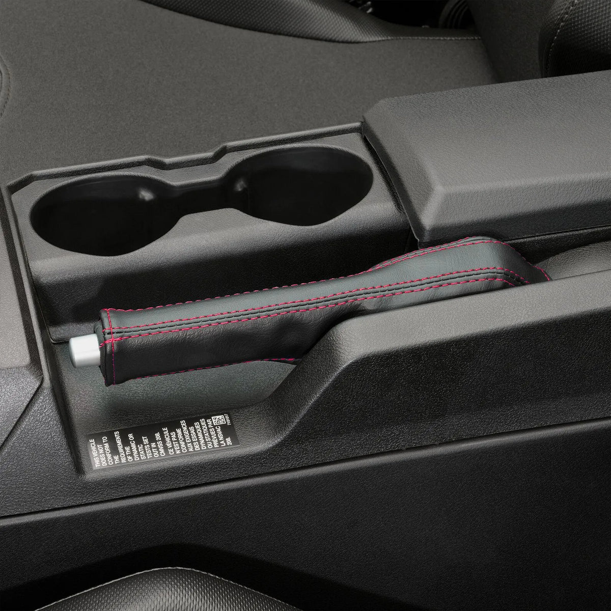 Show Chrome Kaliber E-Brake Handle Cover - Black/Red - H44-6RED
