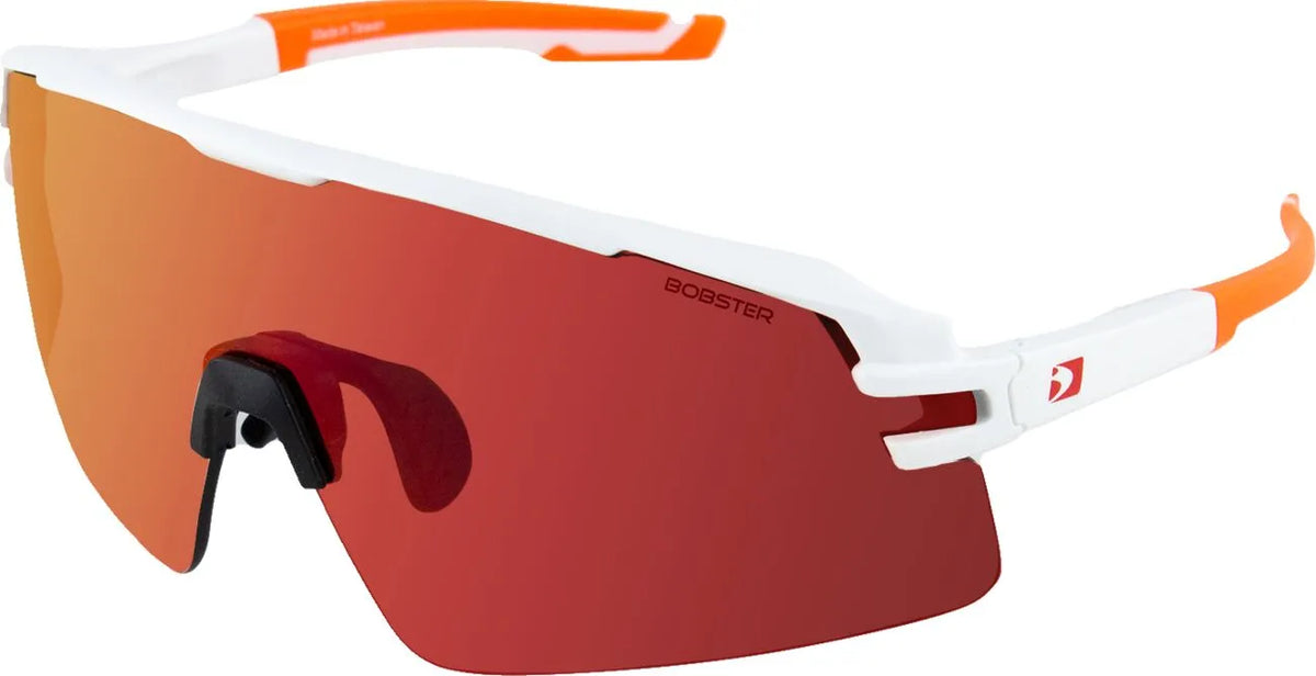 Bobster Flash Sunglasses White/Orange