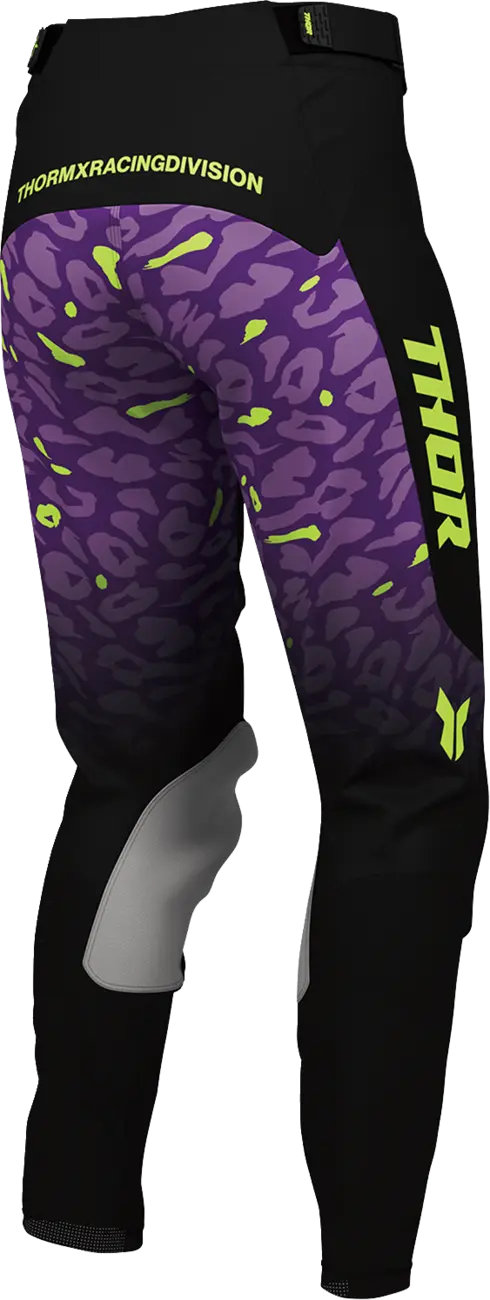 Thor Women's Launchmode Spotted Pants Black/Purple