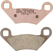 Dp Brakes Atv/utv Spiekane Metalowe Klocki Hamulcowe - Przód I Tył