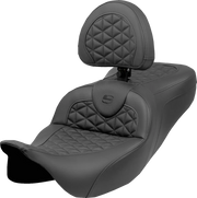 Saddlemen Roadsofa Tri Gripper Seat - For Harley Davidson