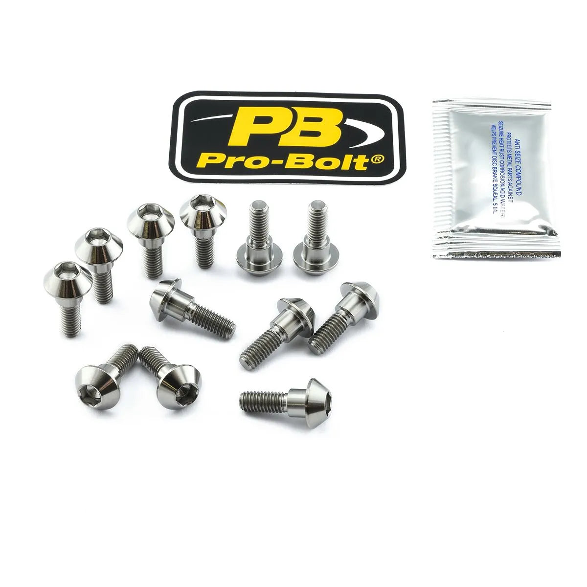 Pro Bolt Tytanowy Zestaw Śrub Mocujących Rotor Hamulcowy