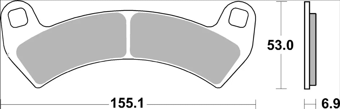 Zestaw Spiekanych Klocków Hamulcowych Brembo Sx Prime Line