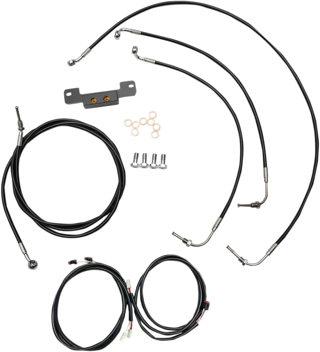 La Choppers Plug-and-Play Cable Kit for 15-17" Handlebars