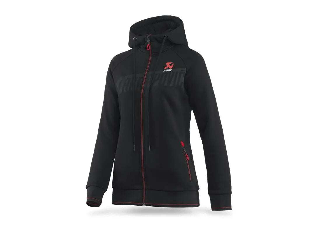 Akrapovic Women's Corpo Full-Zip Hoody Black