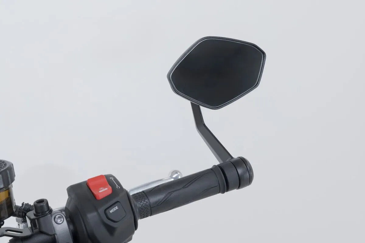 Sw-motech Bar End Mirrors - Black Anodized Aluminum