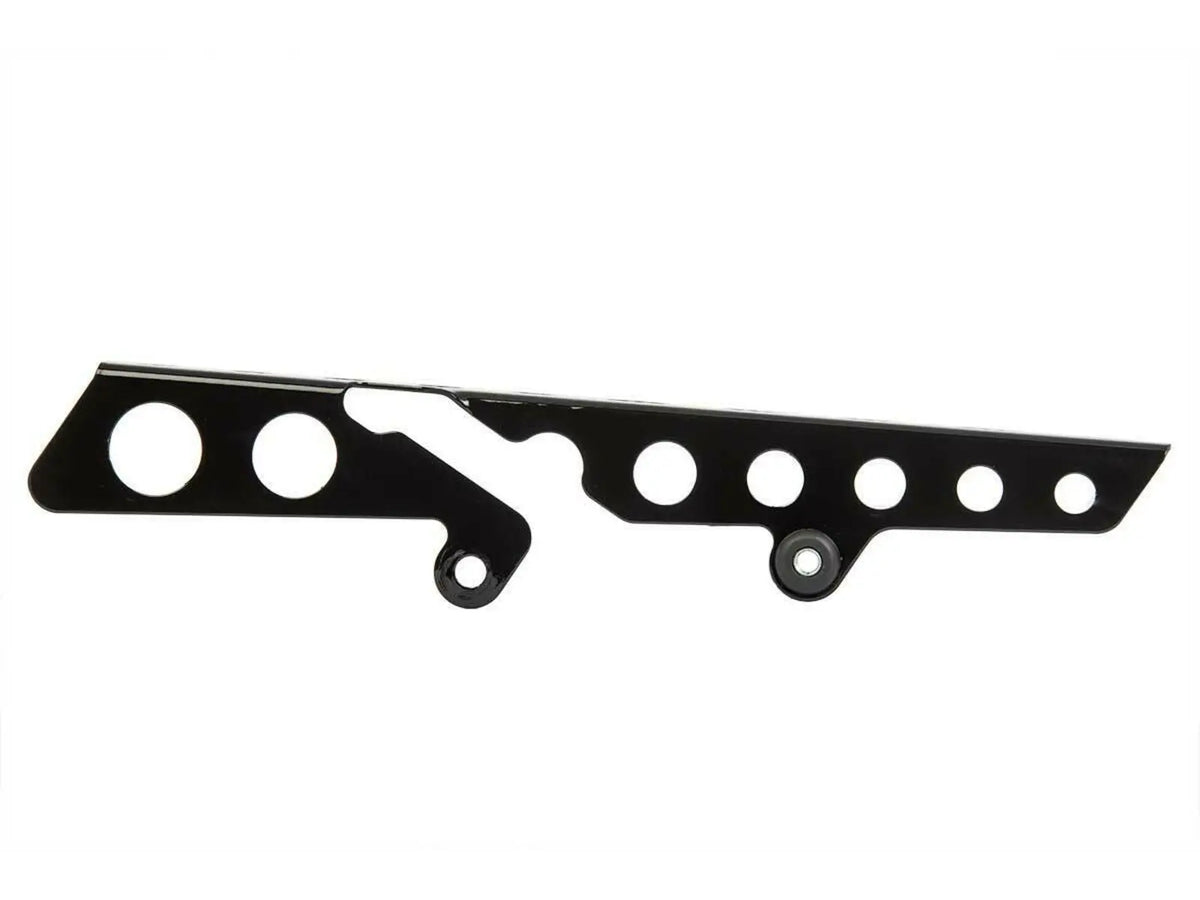 Rick's Motorcycles Gloss Black Round Hole Belt Guard for Softail
