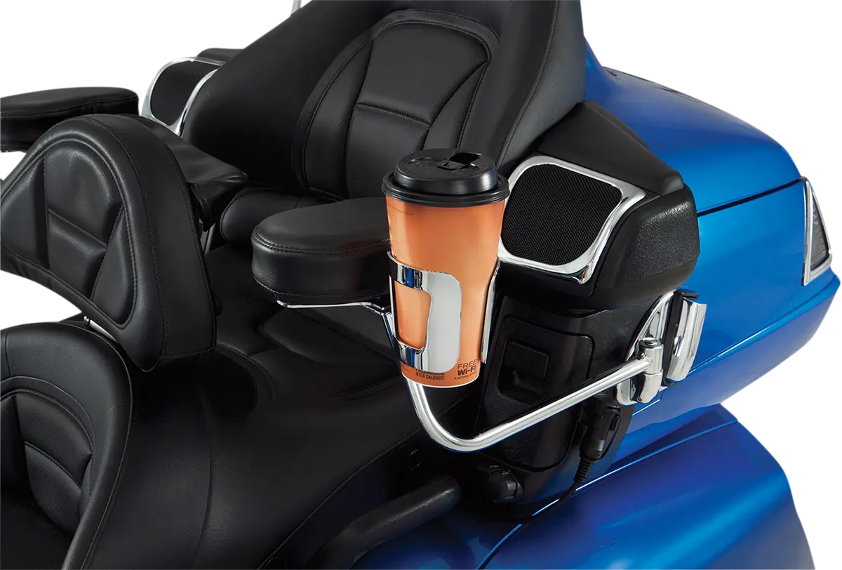 Show Chrome Armrest Beverage Holder