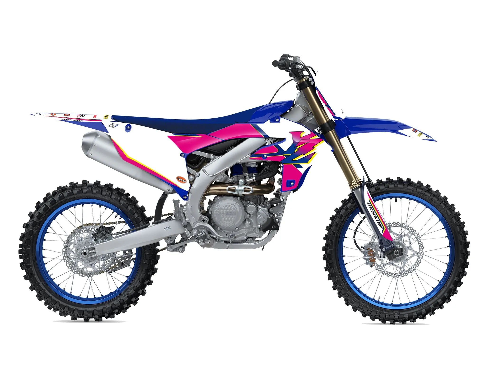 Blackbird Racing Retro Graphic Kit With Seat Cover For Yamaha