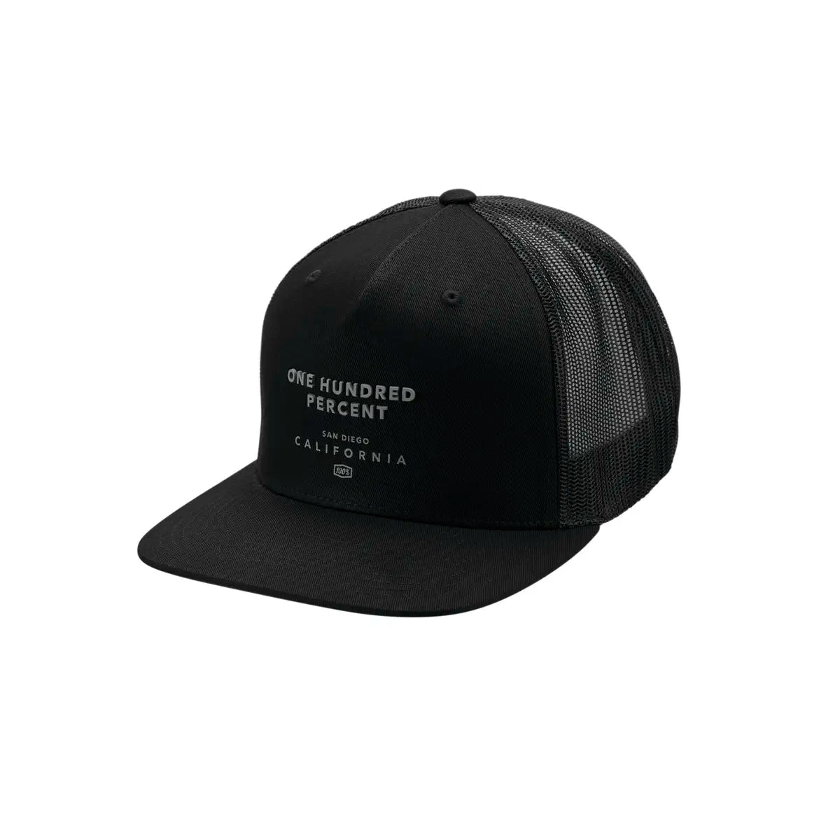 100% Mack Trucker Hat Black