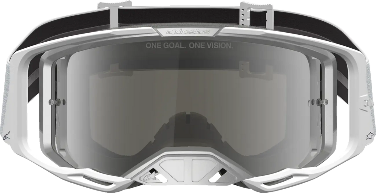 Alpinestars Vision 8 Goggles Amber White Silver Mirror