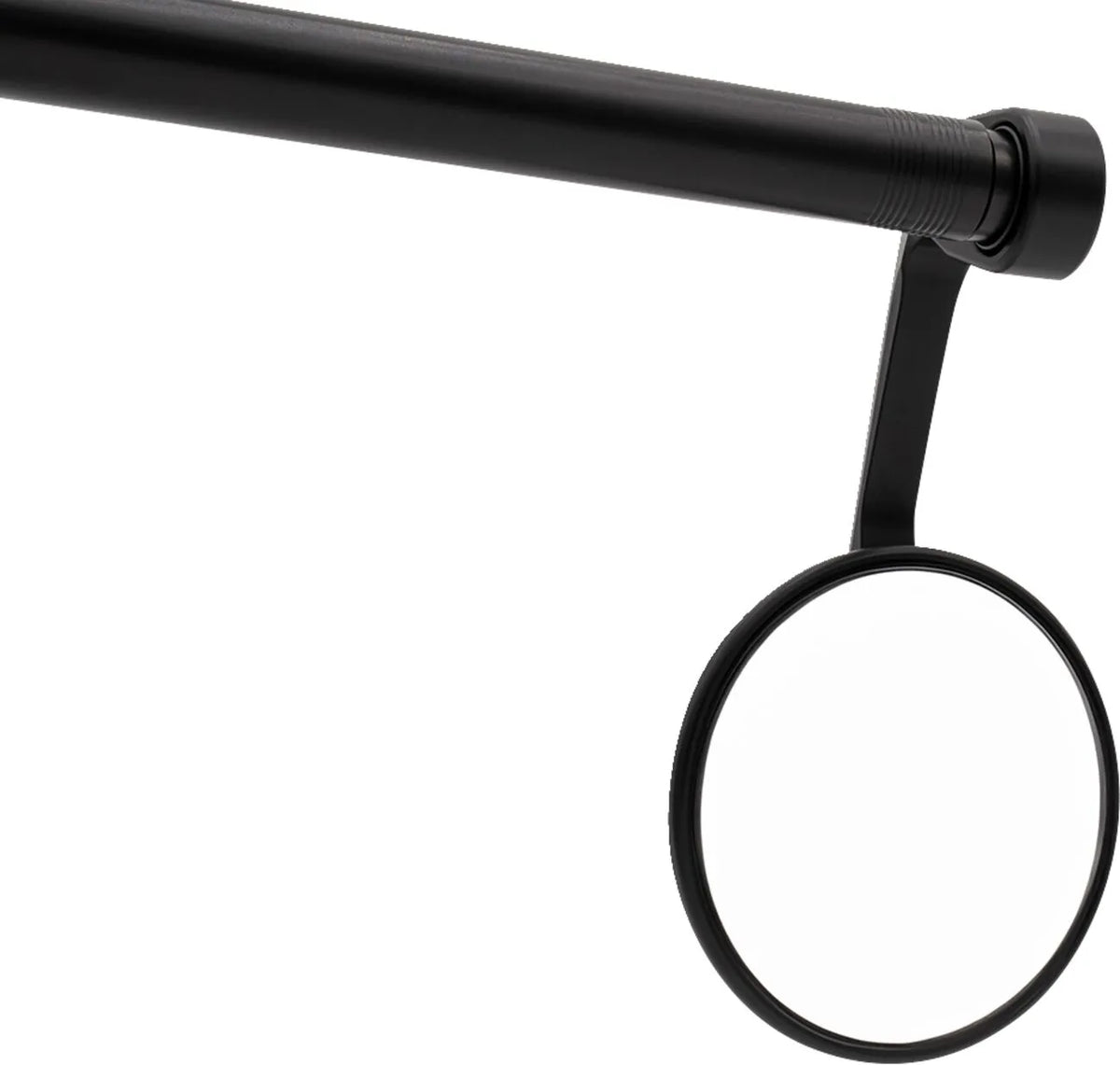 Gilles Tooling Moon Bar End Mirror - Left or Right - Black - Universal