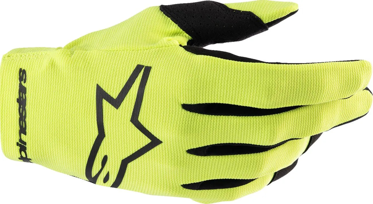 Alpinestars Radar Gloves - Black/Fluorescent Yellow