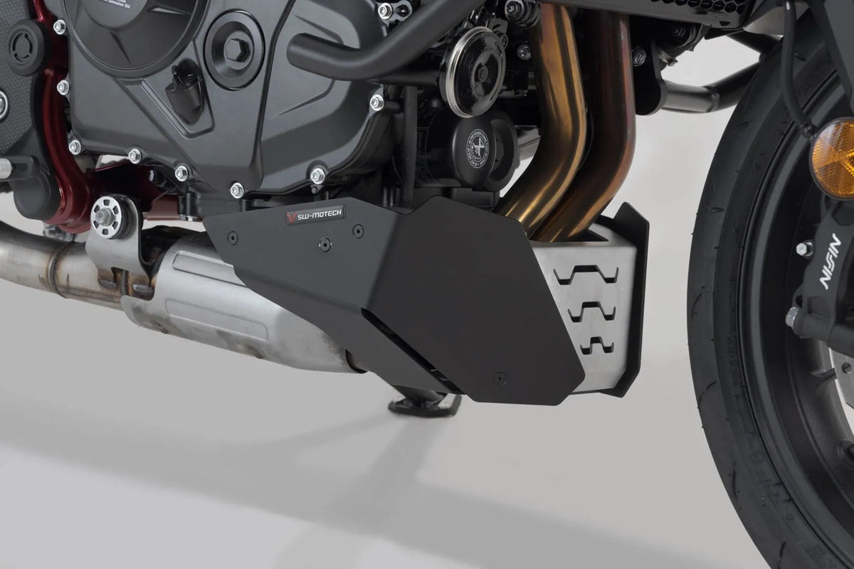 SW-Motech Aluminium Front Belly Pan - Black - MSS.01.971.10000
