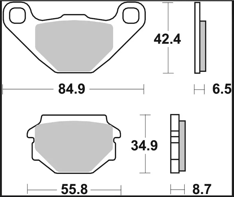 Klocki hamulcowe Brembo Prime Line z włókna węglowego i ceramiki